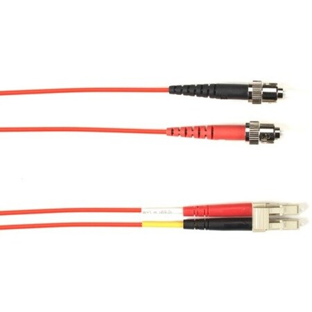 Black Box 10 Gig Mm Fo Patch Cable Duplx, Lszh, Rd, Stlc FOLZH10-003M-STLC-RD